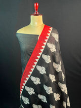 Pure Mulmul Cotton Saree with Elegant Drape & Feather Soft Comfort