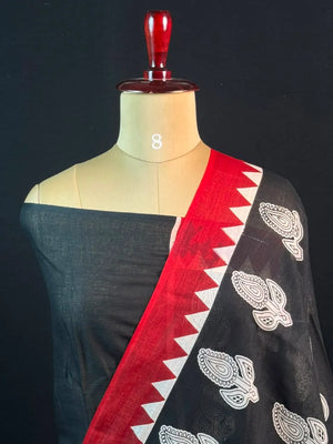 Pure Mulmul Cotton Saree with Elegant Drape & Feather Soft Comfort