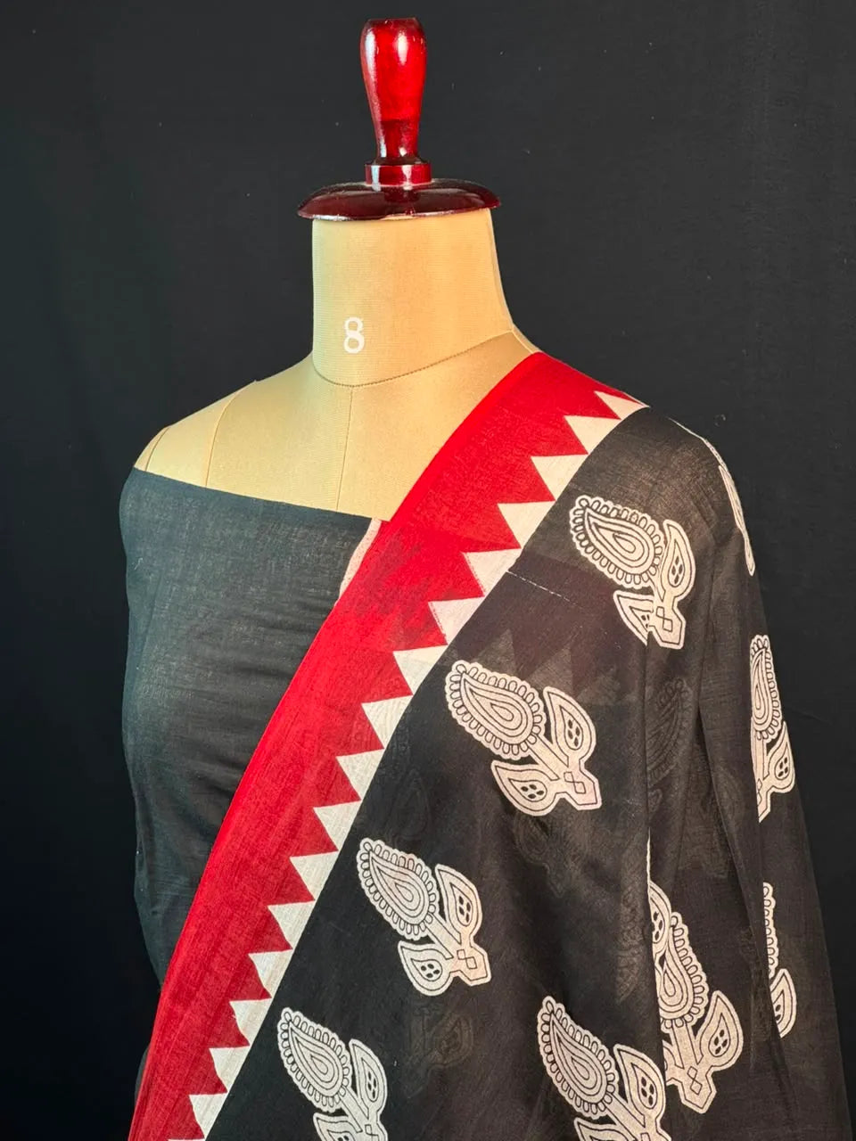 Pure Mulmul Cotton Saree with Elegant Drape & Feather Soft Comfort