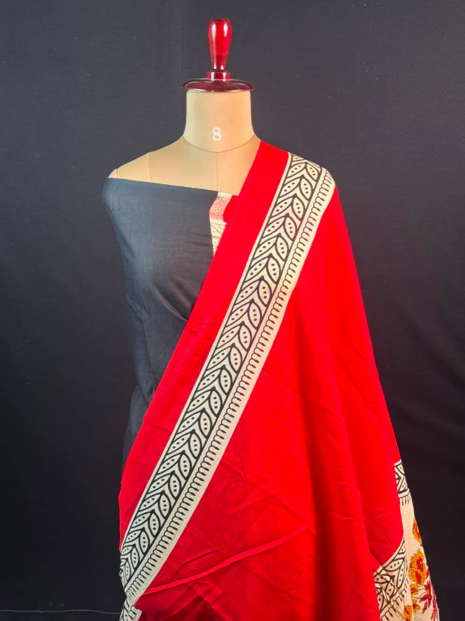 Pure Mulmul Cotton Saree with Elegant Drape & Feather Soft Comfort