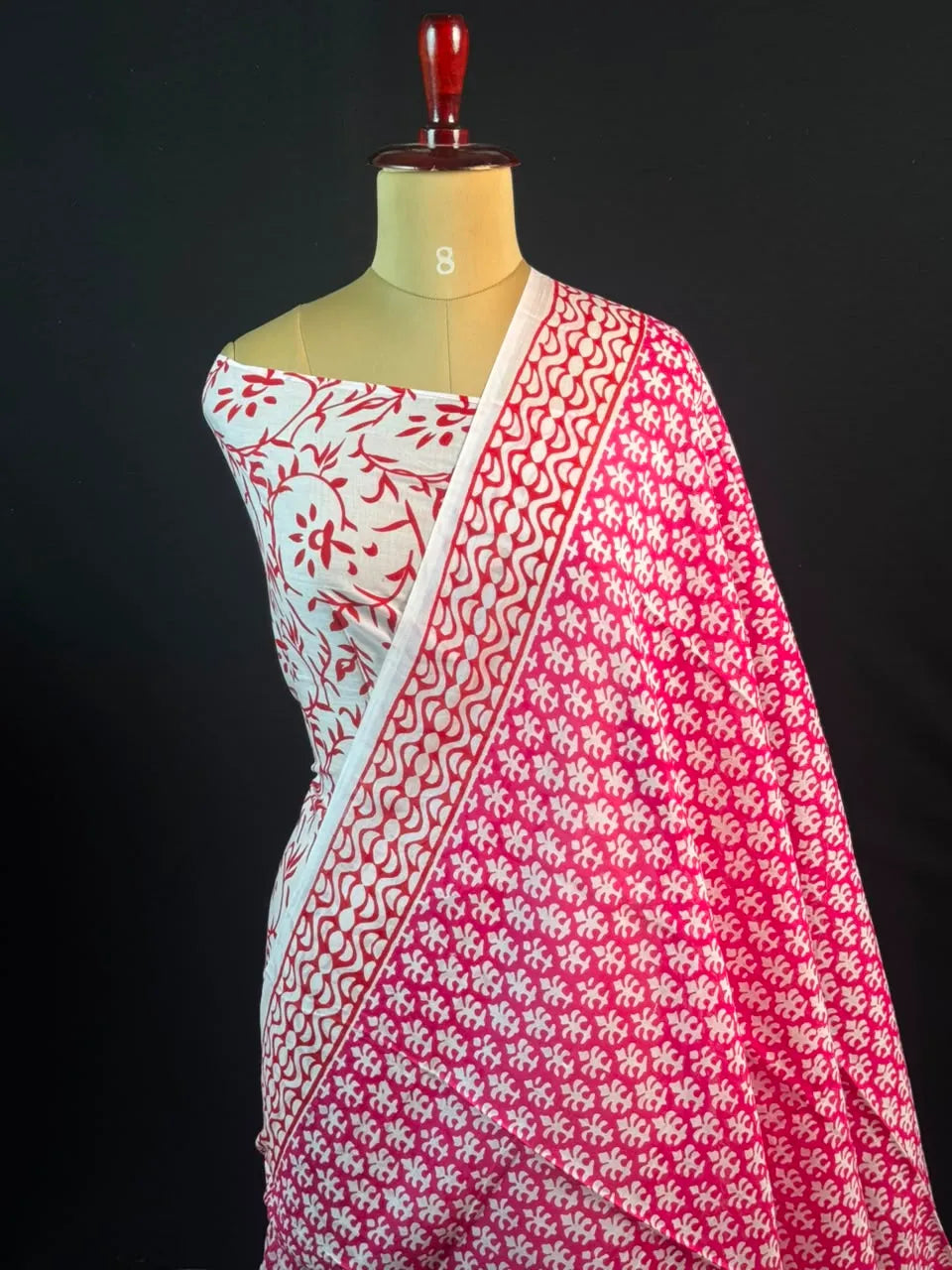 Pure Mulmul Cotton Saree with Elegant Drape & Feather Soft Comfort