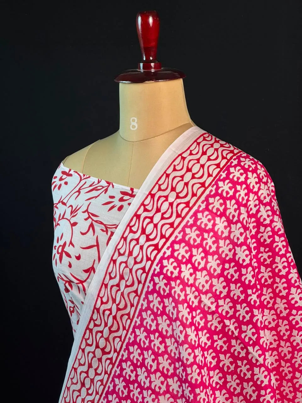 Pure Mulmul Cotton Saree with Elegant Drape & Feather Soft Comfort