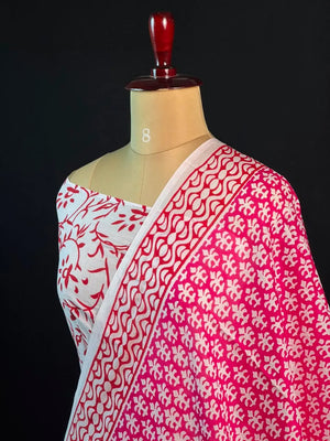 Pure Mulmul Cotton Saree with Elegant Drape & Feather Soft Comfort
