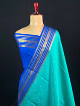 Authentic Pure Mysore Silk-Mungi Checks Star Design