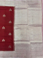 Raw Mango Silk Saree with Rich Texture and Vibrant Hues - Mango Crape