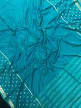 Traditional Semi-Mysore Crepe Silk with Modern Charm