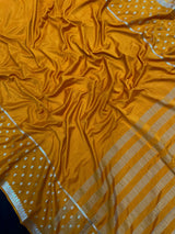 Traditional Semi-Mysore Crepe Silk with Modern Charm