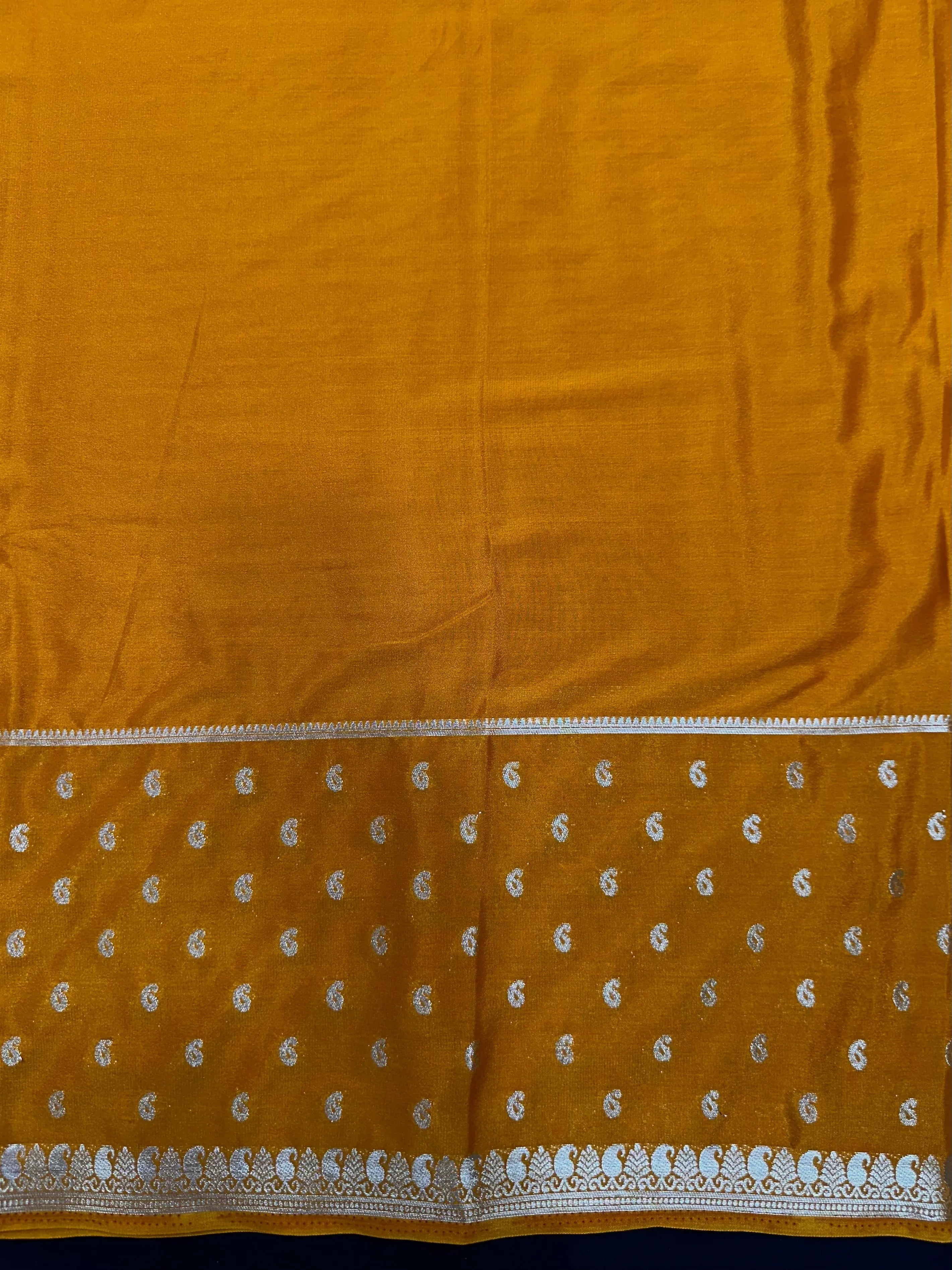 Traditional Semi-Mysore Crepe Silk with Modern Charm
