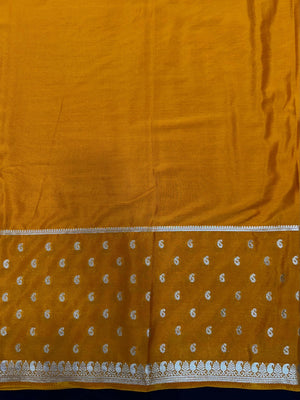 Traditional Semi-Mysore Crepe Silk with Modern Charm