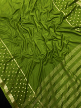 Traditional Semi-Mysore Crepe Silk with Modern Charm