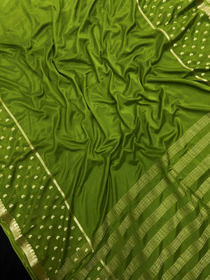 Traditional Semi-Mysore Crepe Silk with Modern Charm
