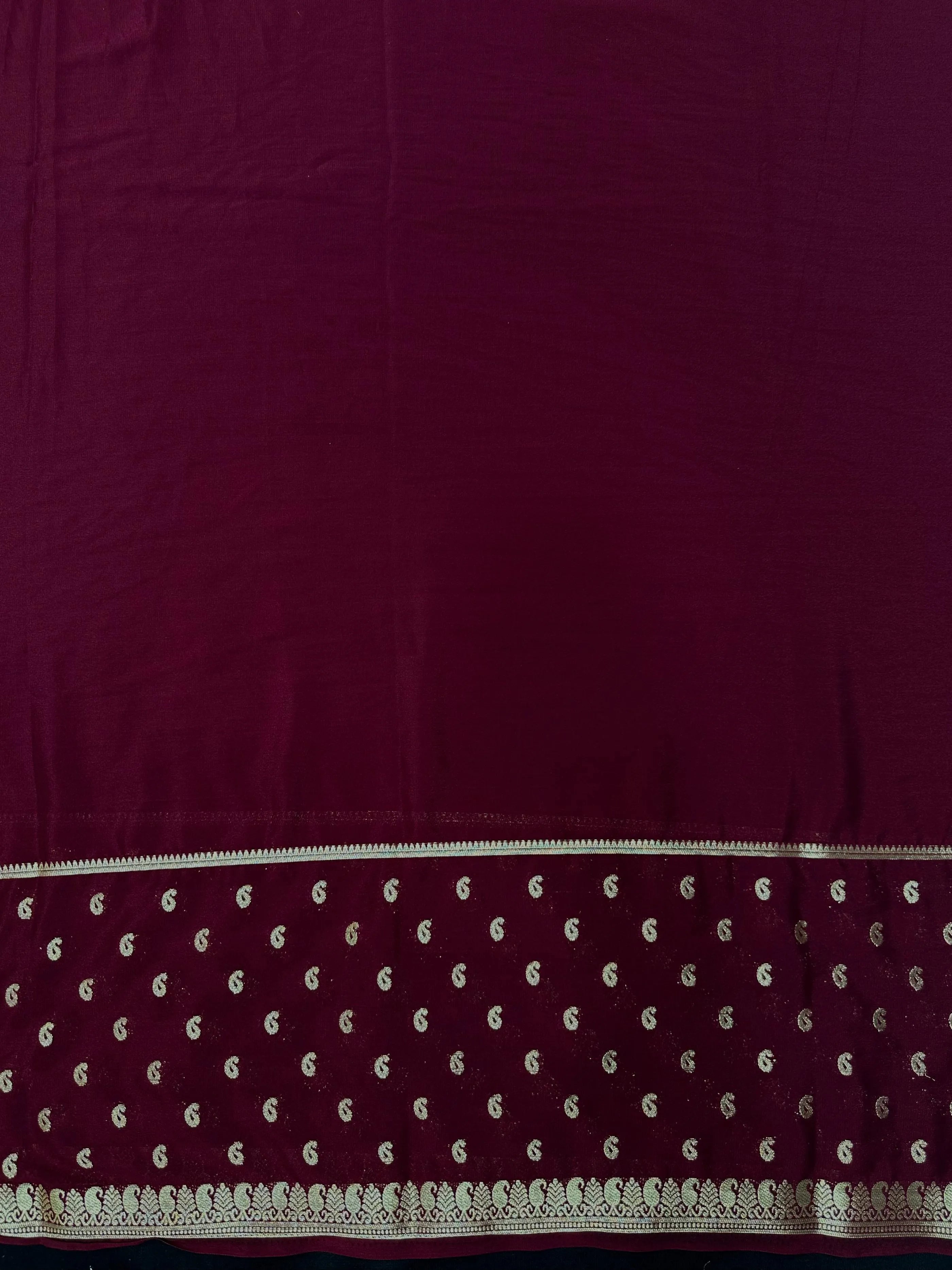 Traditional Semi-Mysore Crepe Silk with Modern Charm
