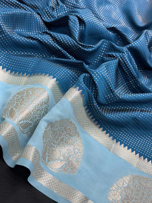 Soft & Stylish Kora Silk Saree for Special Occasions-(Manju chex)