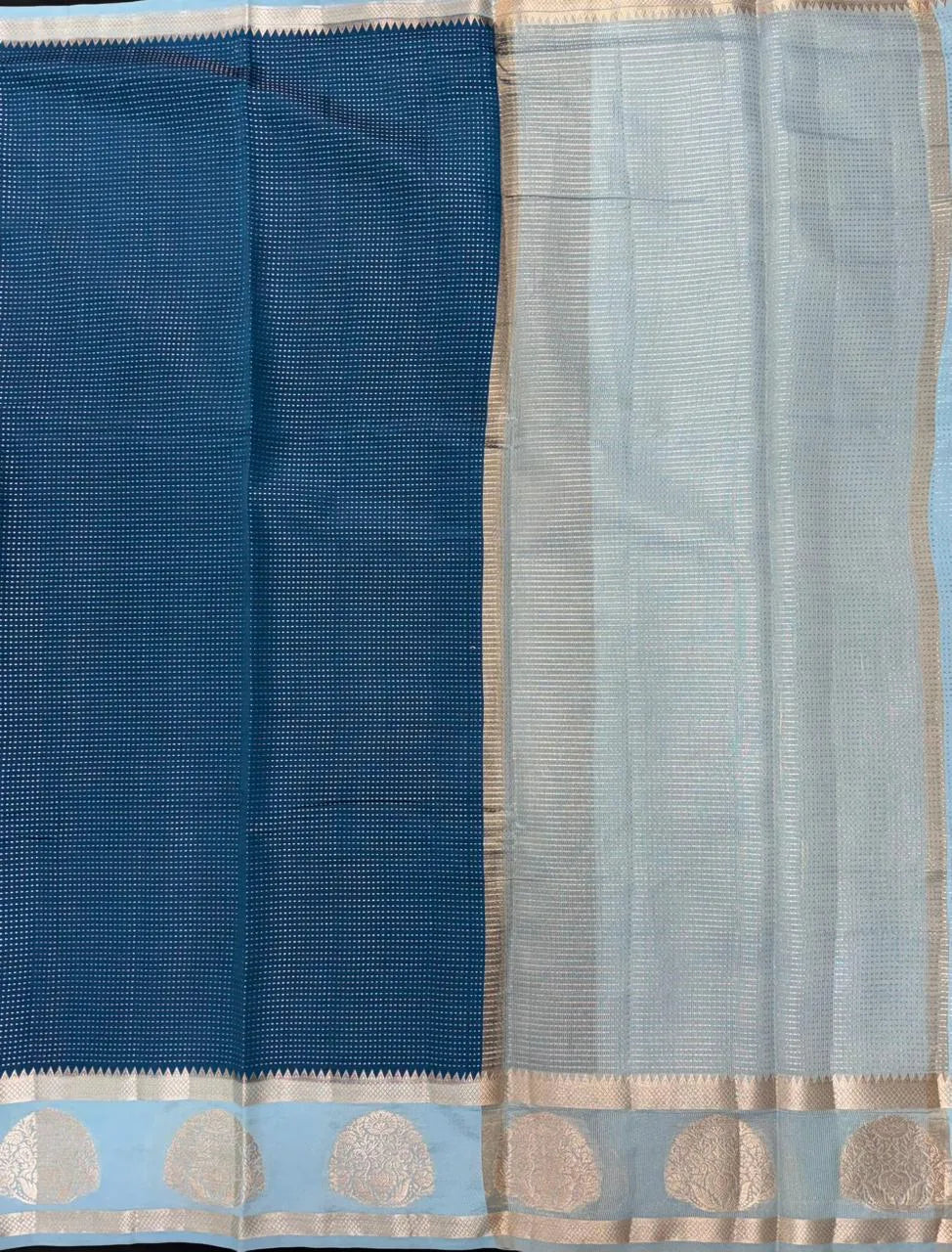 Soft & Stylish Kora Silk Saree for Special Occasions-(Manju chex)