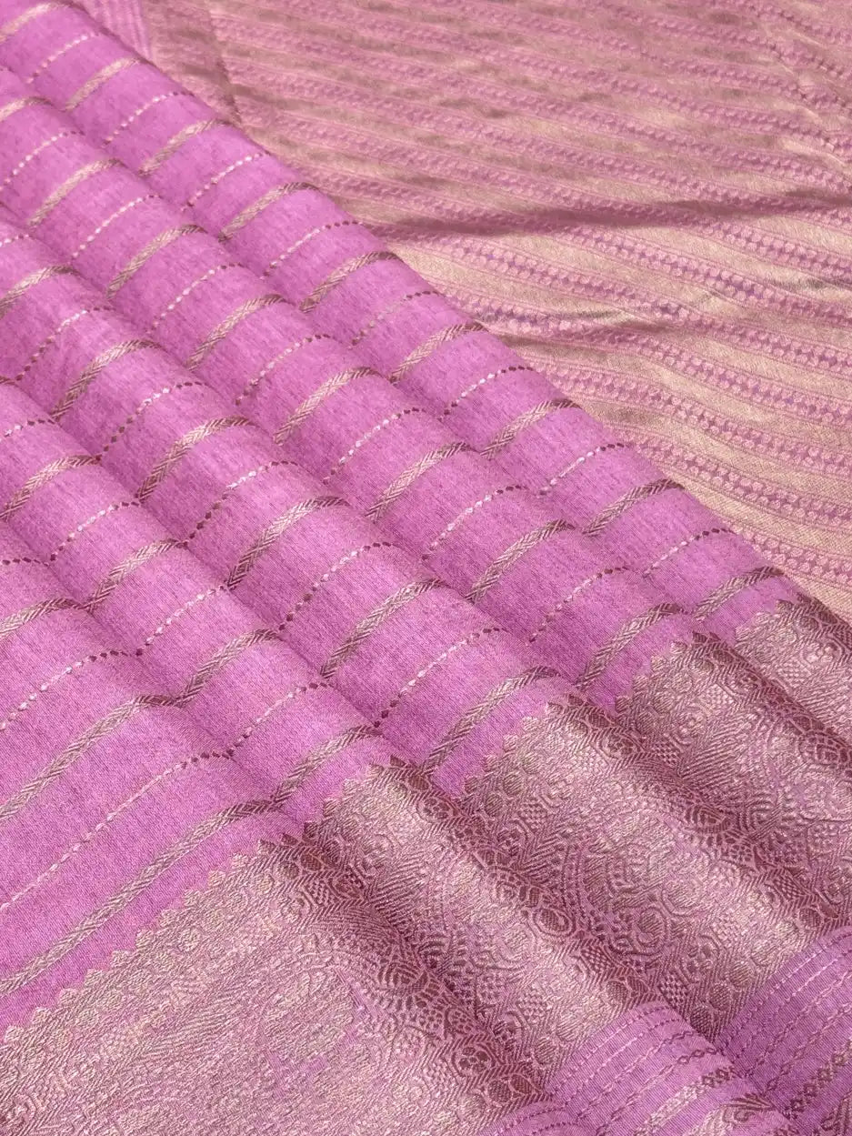 Semi Marbel Silk Saree