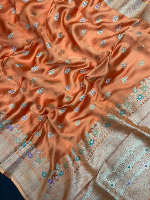 Designer Mashru Silk Saree with Rich Shine & Soft Texture 
