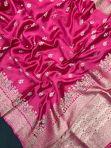 Designer Mashru Silk Saree with Rich Shine & Soft Texture 