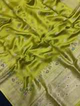 Designer Mashru Silk Saree with Rich Shine & Soft Texture 