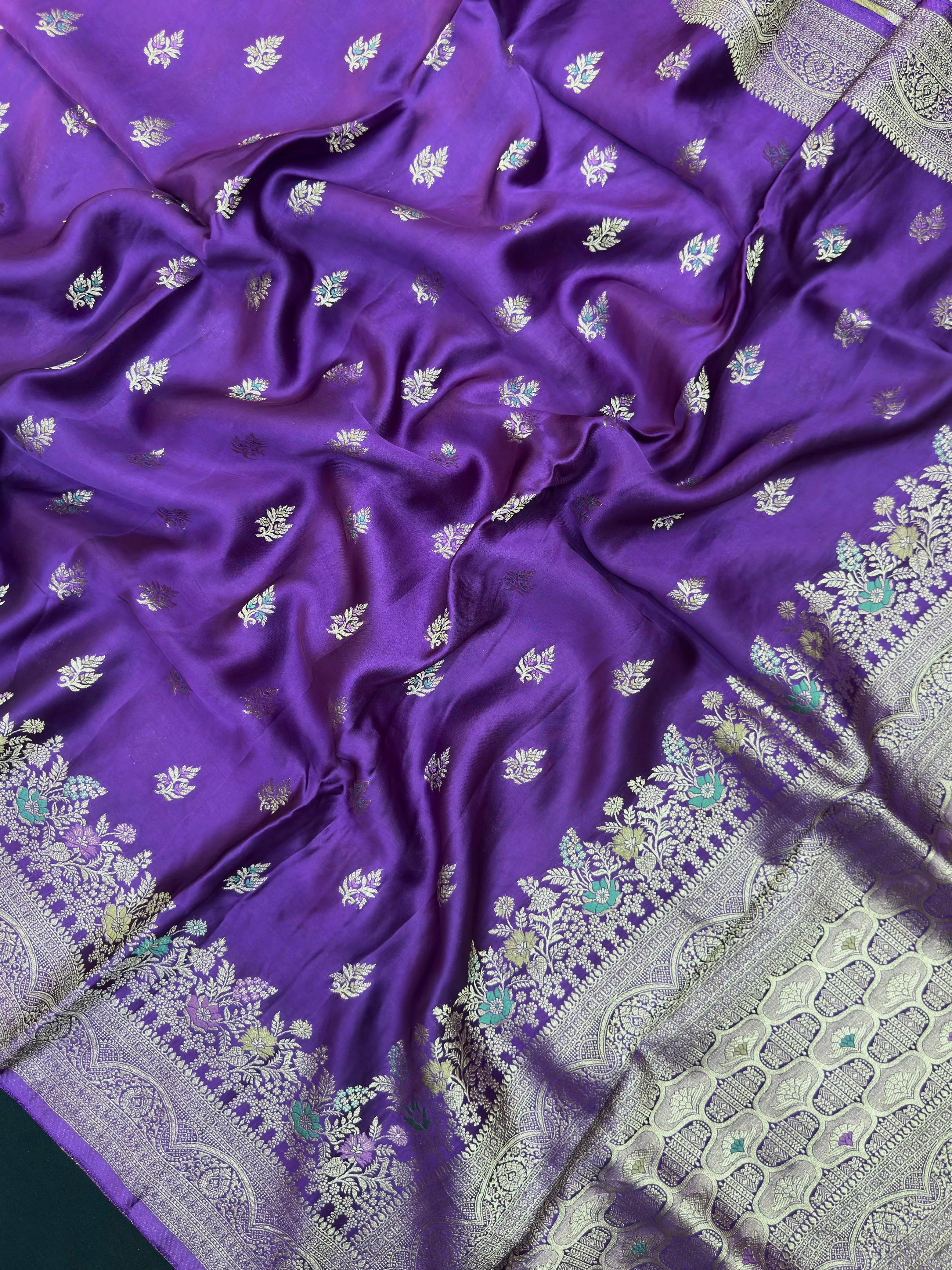 Designer Mashru Silk Saree with Rich Shine & Soft Texture 