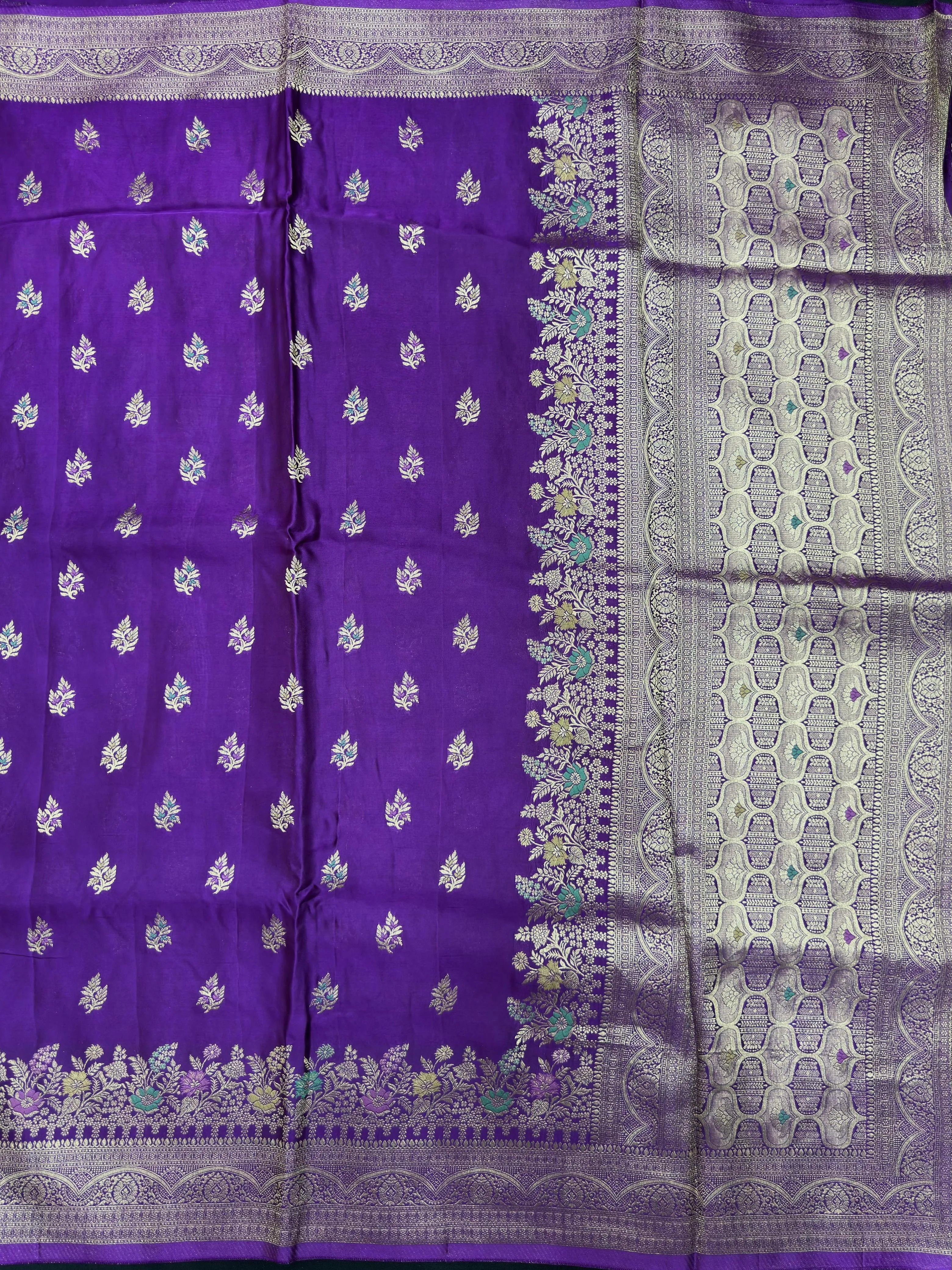 Designer Mashru Silk Saree with Rich Shine & Soft Texture 