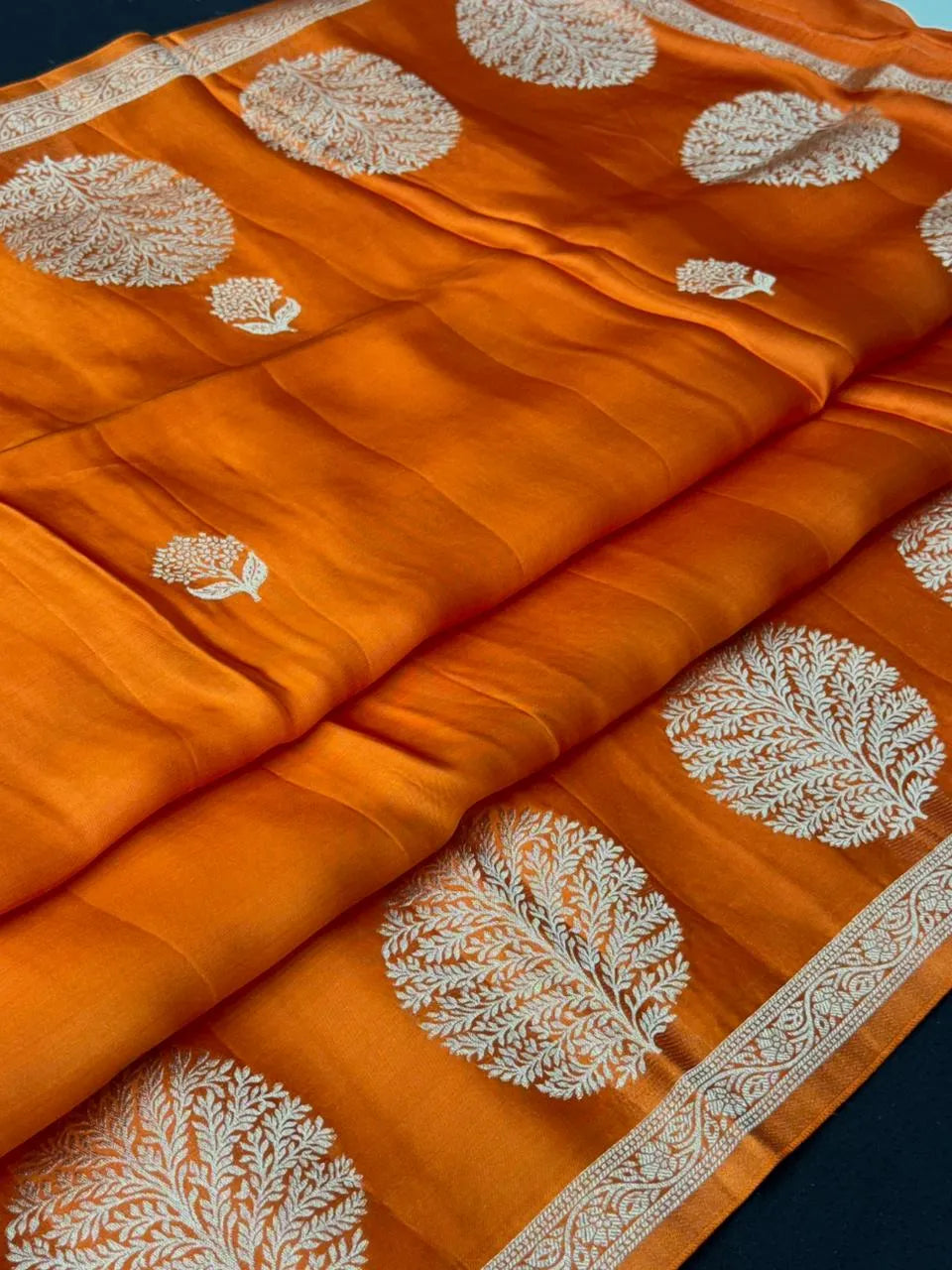 Soft Mushru Silk Self Saree