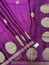 Soft Mushru Silk Self Saree