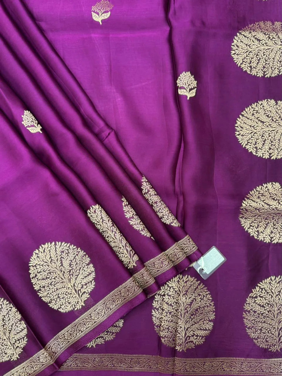 Soft Mushru Silk Self Saree