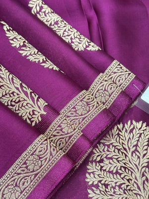 Soft Mushru Silk Self Saree