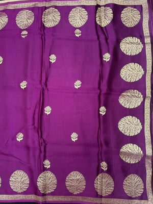 Soft Mushru Silk Self Saree