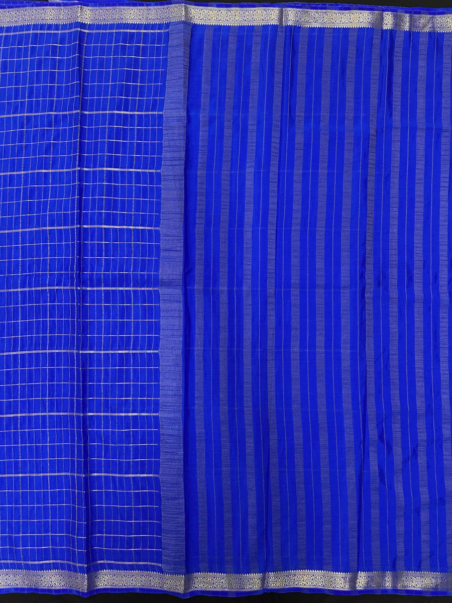 Stylish Semi Mysore Crepe Silk Saree with Soft Texture (Melody Silk)