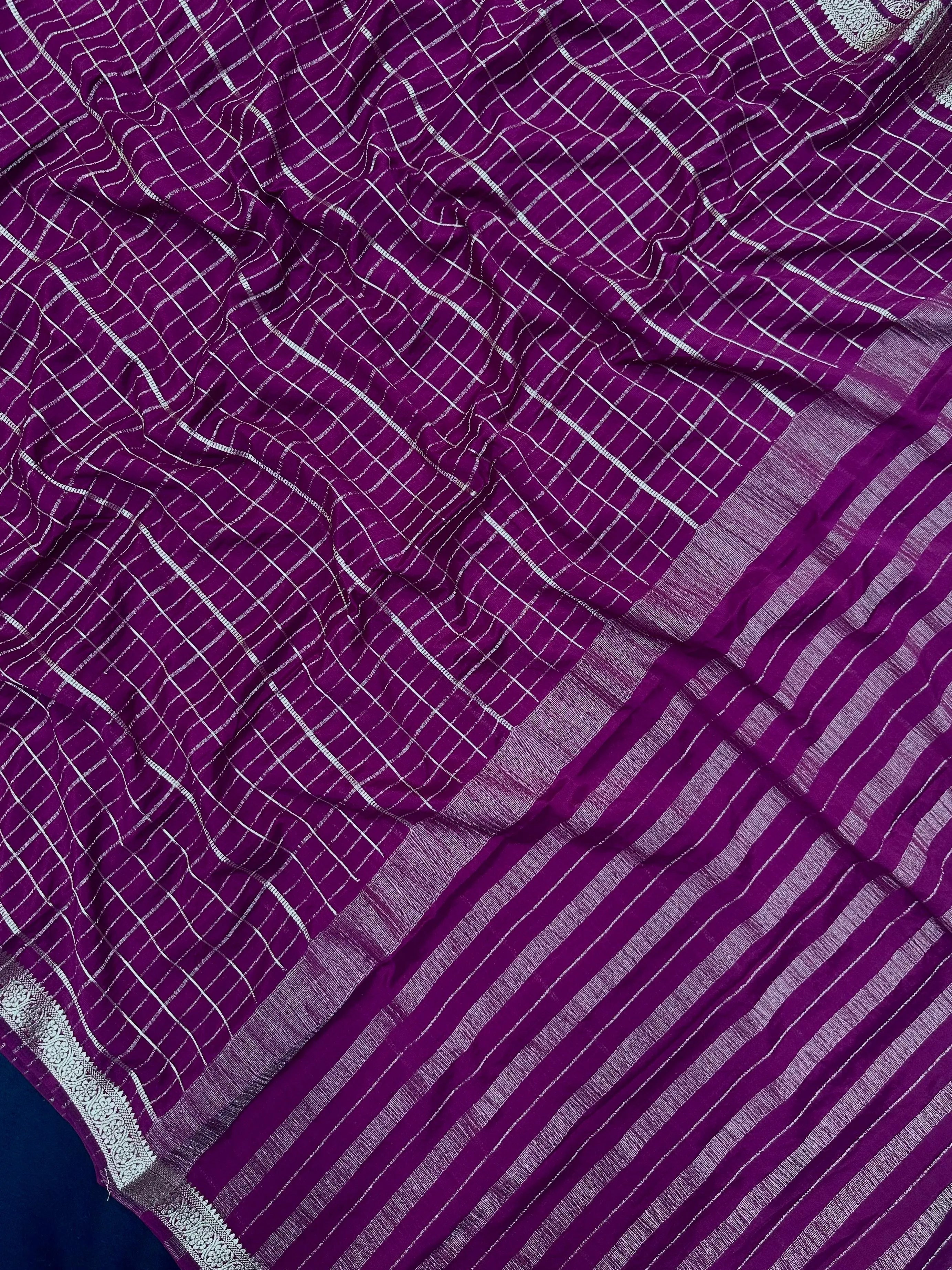 Stylish Semi Mysore Crepe Silk Saree with Soft Texture (Melody Silk) 
