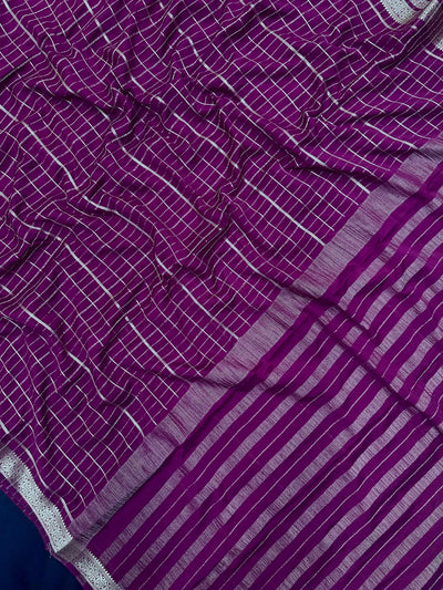 Stylish Semi Mysore Crepe Silk Saree with Soft Texture (Melody Silk) 