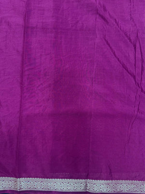 Stylish Semi Mysore Crepe Silk Saree with Soft Texture (Melody Silk) 