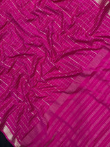 Stylish Semi Mysore Crepe Silk Saree with Soft Texture (Melody Silk) 