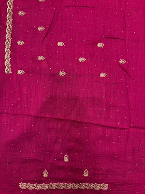 Chic Fancy Silk Saree – A Touch of Glamour ( Meru Tex)