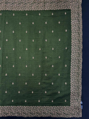 Chic Fancy Silk Saree – A Touch of Glamour ( Meru Tex)