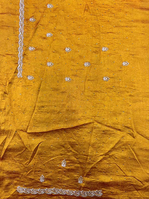 Chic Fancy Silk Saree – A Touch of Glamour ( Meru Tex)