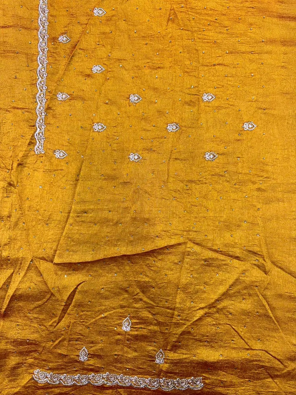 Chic Fancy Silk Saree – A Touch of Glamour ( Meru Tex)