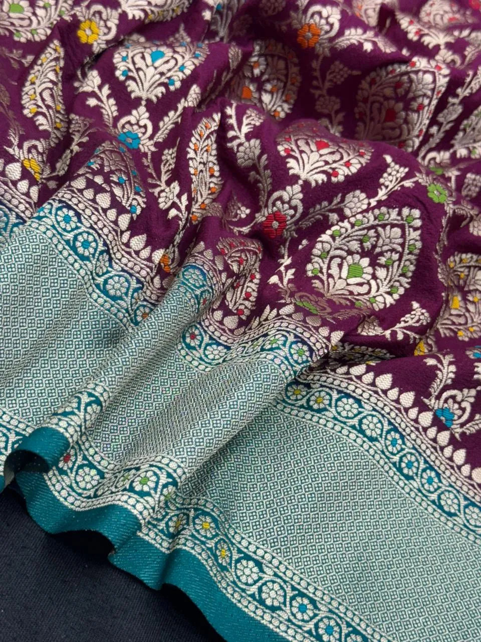 Festive Georgette Silk Drape