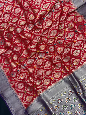 Festive Georgette Silk Drape