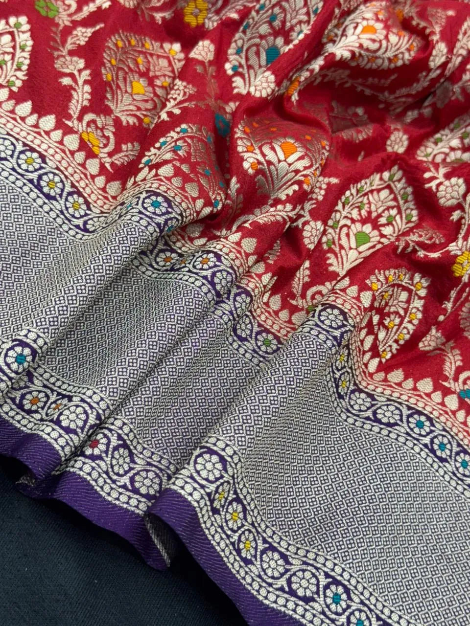 Festive Georgette Silk Drape