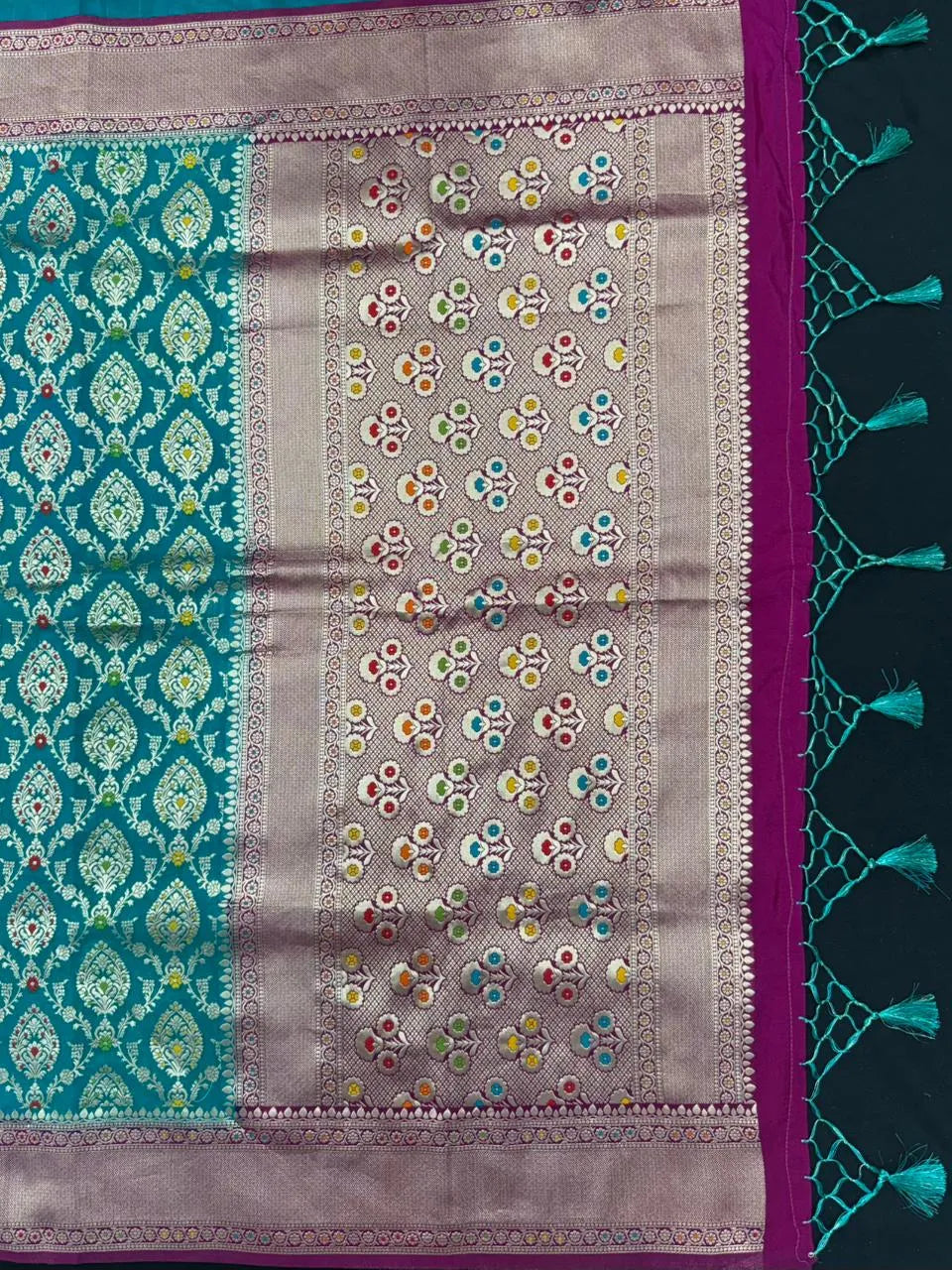 Festive Georgette Silk Drape