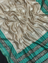 Classic Natural Tussar Silk Saree-Moon in june 