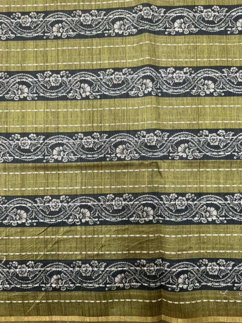 Classic Natural Tussar Silk Saree-Moon in june 