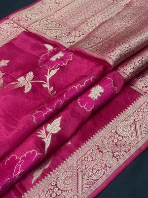 Beautiful Viscose Silk Saree for Wedding & Functions