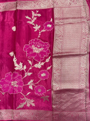 Beautiful Viscose Silk Saree for Wedding & Functions