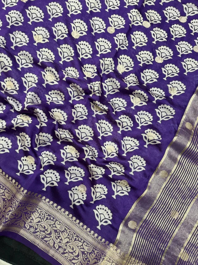 Soft Musk Malai Silk Saree