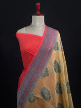 Exclusive Designer Pure Georgette Saree with Intricate Neem Zari