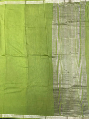 Handcrafted Musk Cotton Saree with Smooth Finish (NS Vinita)