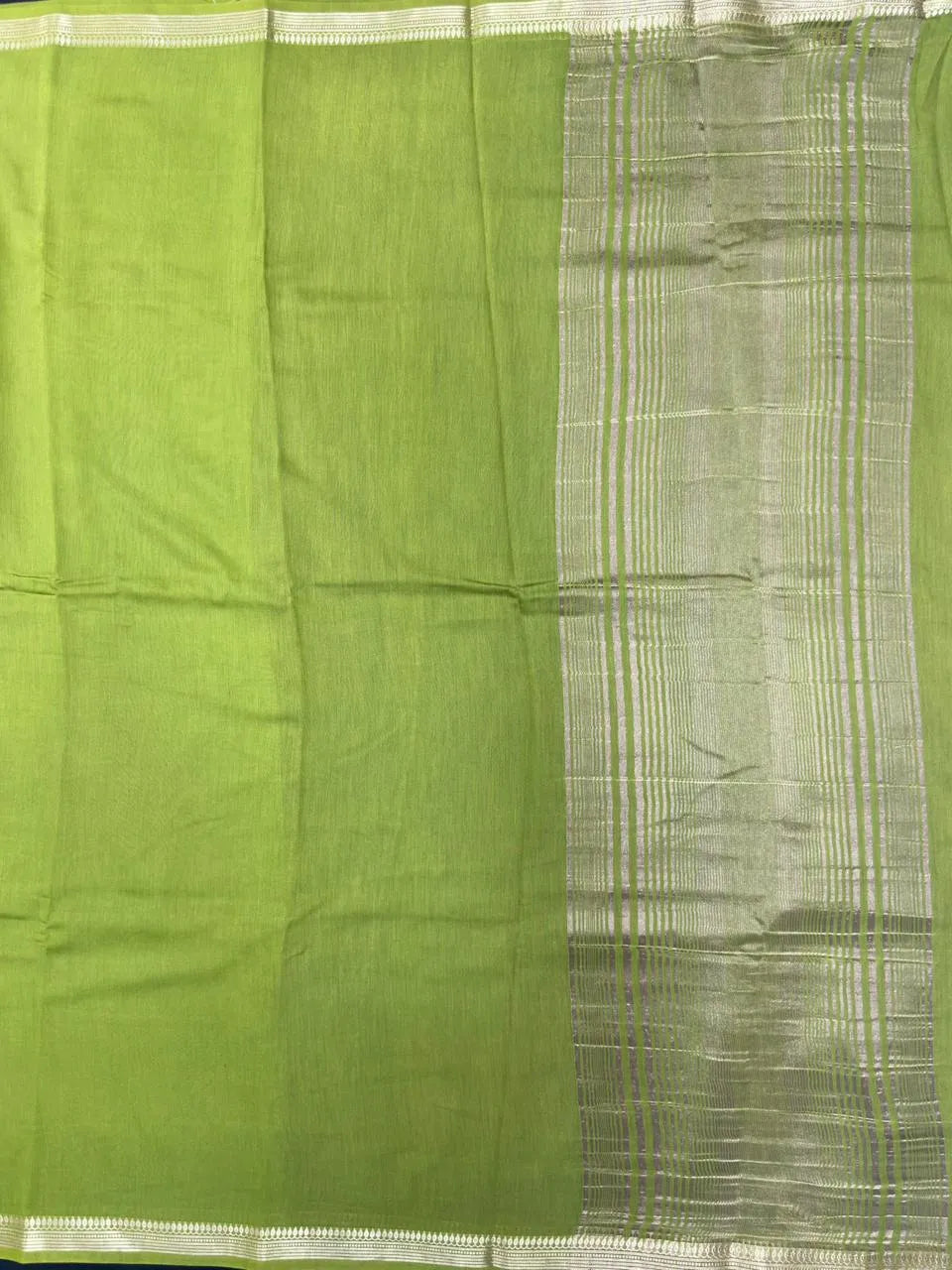 Handcrafted Musk Cotton Saree with Smooth Finish (NS Vinita)